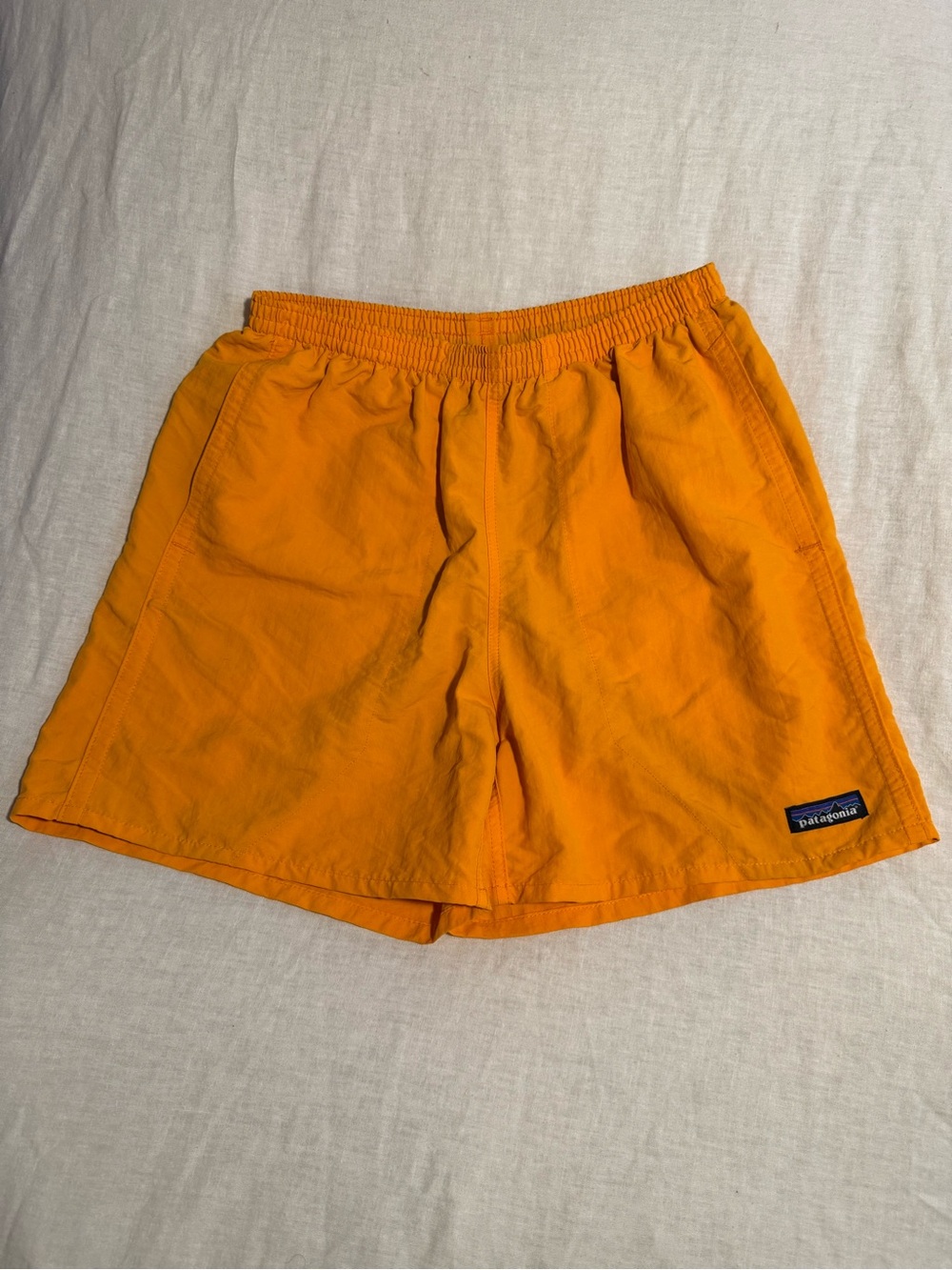 Patagonia Bright Orange Athletic Shorts